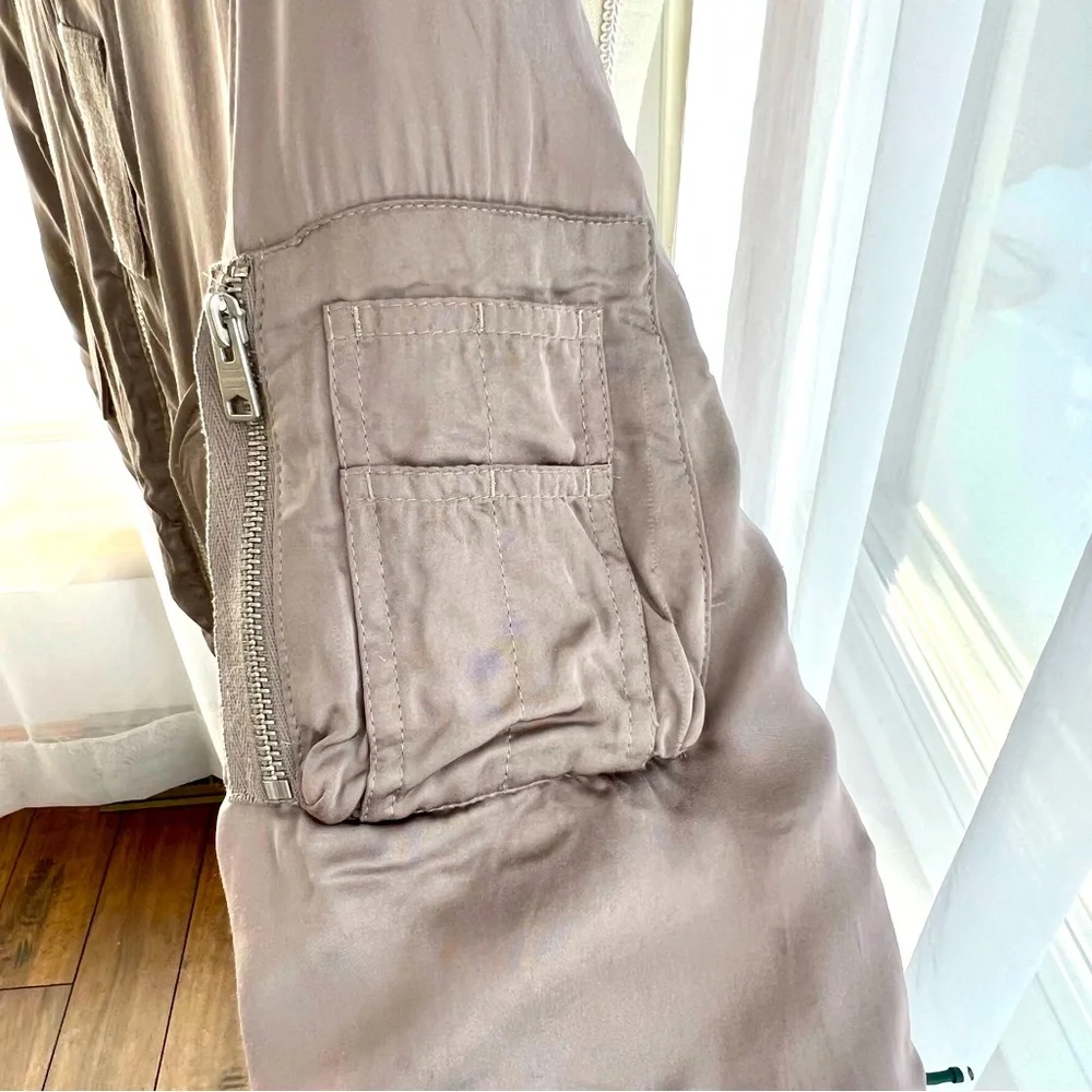 All Saints Bree Lace Bomber Jacket Size Medium - Picture 12 of 16